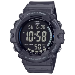 Casio AE-1500WH-8B Timeless Black Polymer Digital Sport Watch