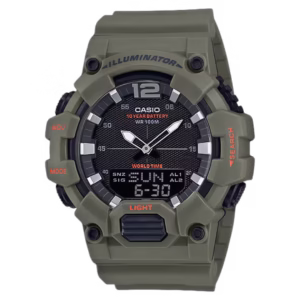 Casio HDC-700-3A2 Timeless green resin sport ana-digi men's watch