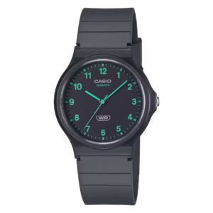 Casio MQ-24B-8BDF Timeless black resin analog quartz watch