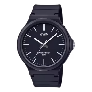 Casio MW-240-1E Timeless Collection black resin men's casual analog watch